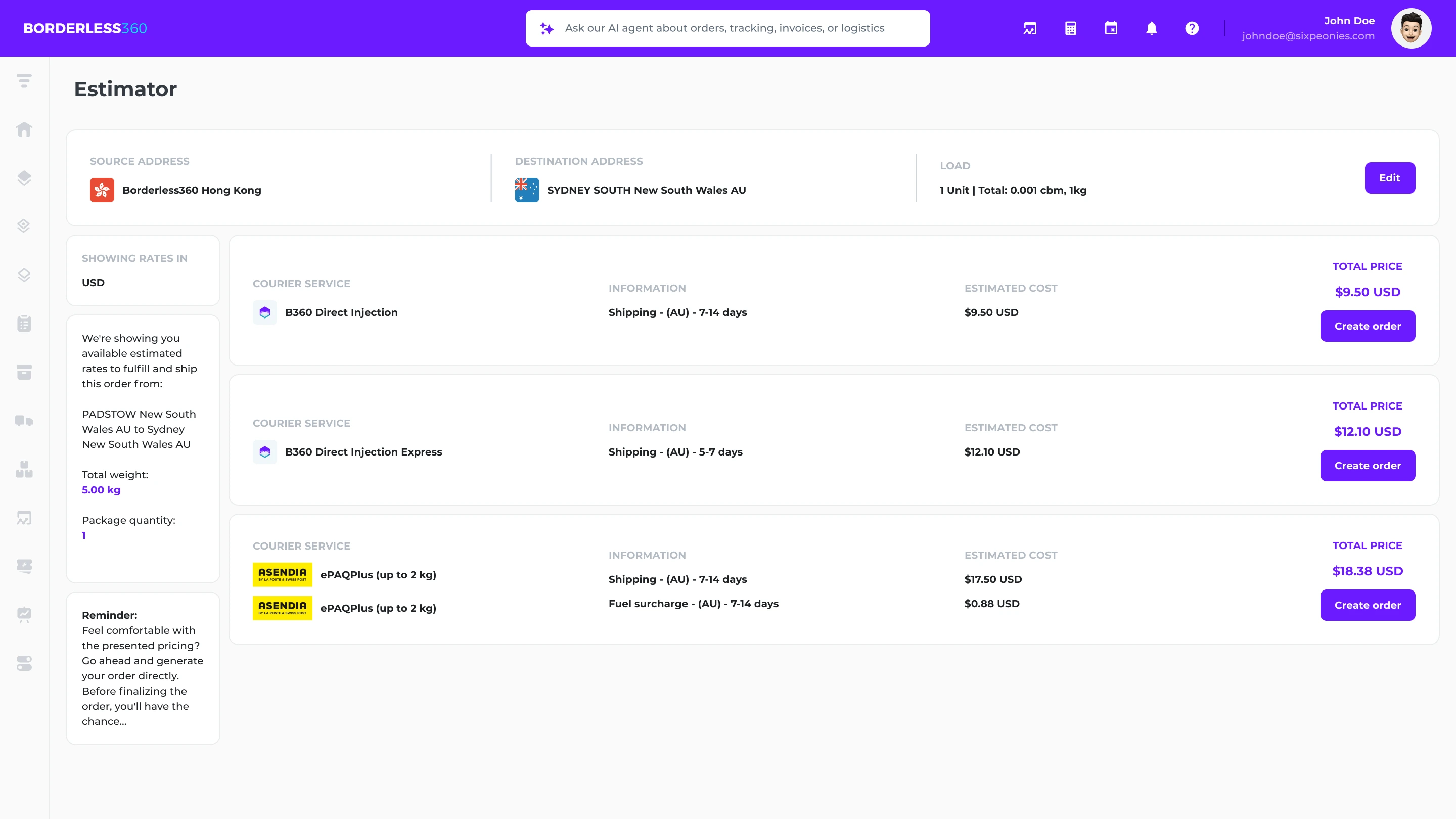 <p>Unlock global shipping with an <span class="nowrap">end-to-end</span> cross border network</p>