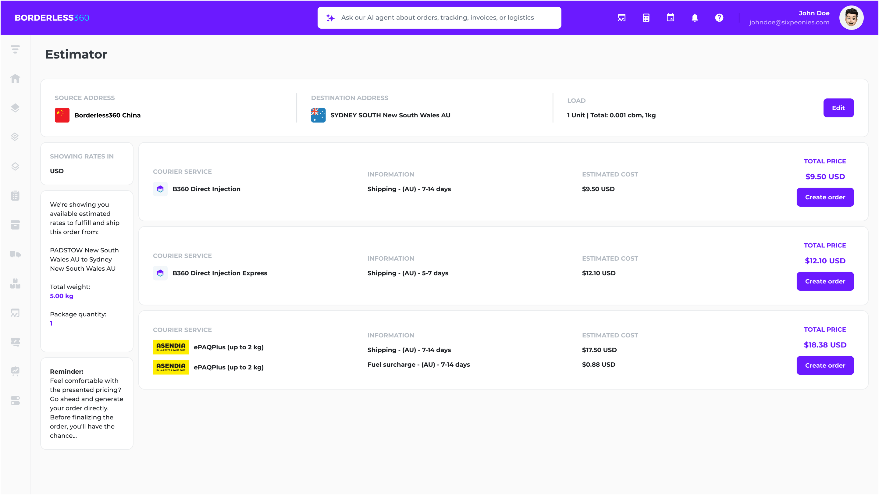 <p>Unlock global shipping with an <span class="nowrap">end-to-end</span> cross border network</p>